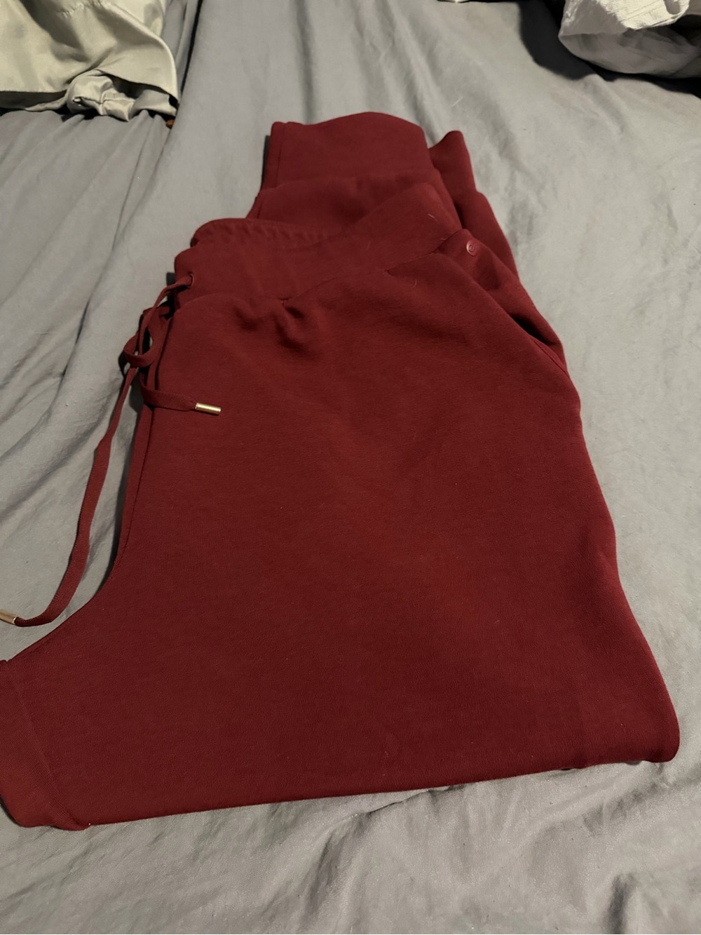 CALIA by Carrie Underwood Burgundy Drawstring Joggers
